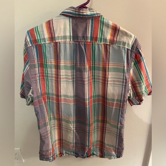 Colorful Short Sleeve Men’s H&M Button Down - Picture 3 of 6